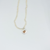 Choker de pérolas barrocas naturais com pingente orgânico pedra citrino - comprar online