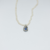 Choker de pérolas barrocas naturais com pingente orgânico quartzo azul - comprar online