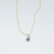 Choker de pérolas barrocas naturais com pingente orgânico quartzo azul