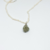 Choker de pérolas barrocas naturais + pingente pedra Pirita bruta - comprar online