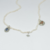 Choker pérolas barrocas naturais + pingente olhinhos, pingente orgânico quartzo azul e pingente orgânico pedra citrino