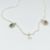 Choker pérolas barrocas naturais + pingente olhinhos, pingente orgânico quartzo verde e pingente orgânico pedra citrino