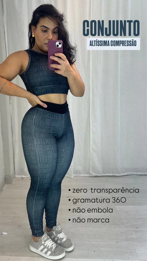 Conjunto Letras Efitness - comprar online