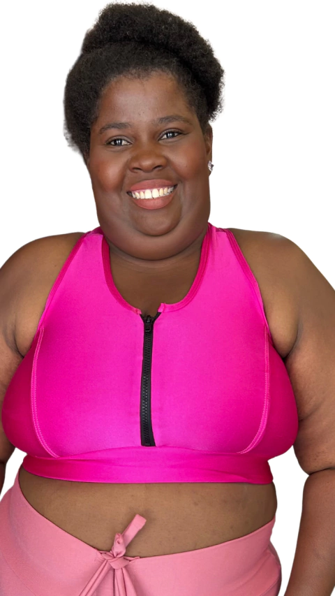 Top prada pink ziper - comprar online