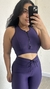 top ziper prada Uva - comprar online