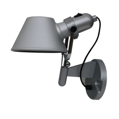 ARANDELA DE PAREDE DRAIN OFFICE 23X26X11,5CM ALUMÍNIO E METAL PRATA - CASUAL LIGHT STUDIOLUCE AR1605