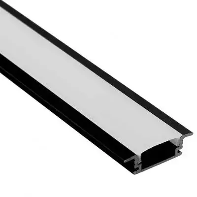PERFIL 3M ALUMINIO EMBUTIR 50x20MM PRETO - MOON 1101727 - comprar online