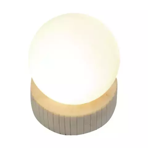 LUMINÁRIA DE MESA PETRUS POR WALDIR JUNIOR (A) 15CM X (D) 12CM PEDRA E VIDRO - BELLA ITALIA 90070601 - comprar online