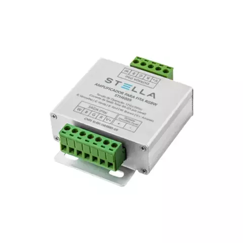 ACESSÓRIO PARA FITA DE LED AMPLIFICADOR DE SINAL PARA FITA RGBW - STELLA STH6889