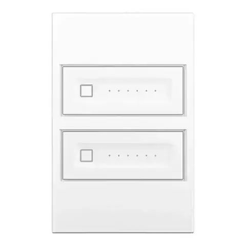 ACESSÓRIO S. TOUCH DIMMER DUPLO POLICARBONATO BRANCO - STELLA STO24005BR