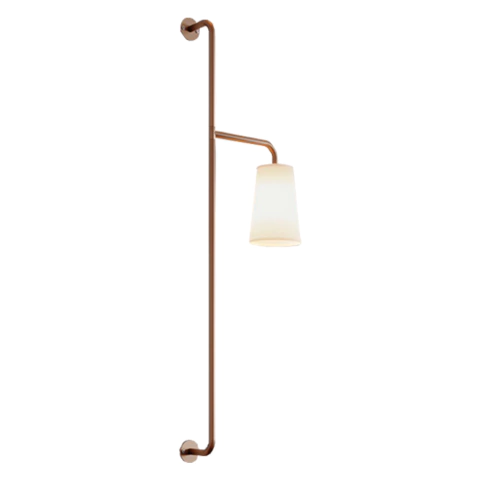 ARANDELA DE PAREDE CONI COM PLUG EXTERNO 108,8X35,1CM METAL - FOCO METALLO CO 320