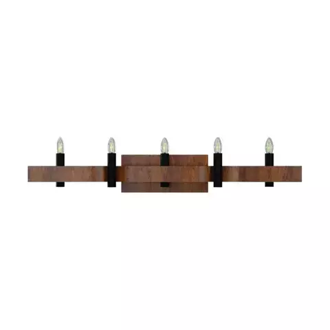 ARANDELA DE PAREDE FLOW (A) 18CM X (L) 120CM X (P) 15,5CM MADEIRA - ACCORD 4214 - comprar online