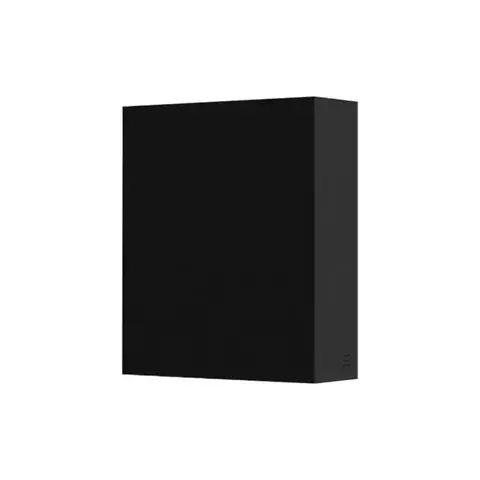 ARANDELA DE PAREDE LED WALL PLUS RETANGULAR FACHO DUPLO FECHADO EXTERNO 3000K 10W BIVOLT 14X12X4CM POLICARBONATO PRETO - STELLA STL22735PTO/30