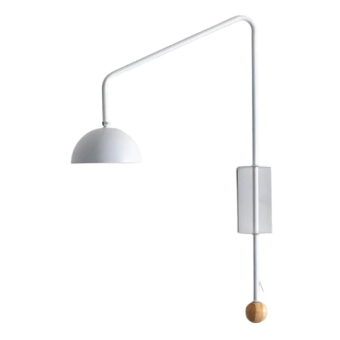 ARANDELA DE PAREDE TEODORO COM PLUG EXTERNO 69,4X45,6CM METAL - FOCO METALLO AR 145