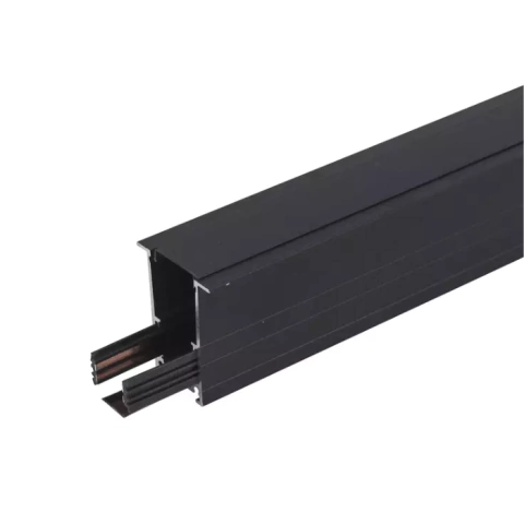 TRILHO EMBUTIR COM ABA MAG 1MT PRETO IP20 - GAYA 3045 - comprar online