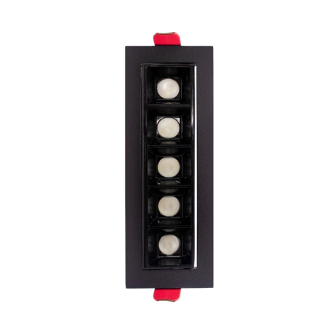 SPOT FOCCO EMBUTIR DIRECIONAVEL 10W 2700K 24° IRC90 PRETO 1000L IP20 - GAYA 7168 - comprar online