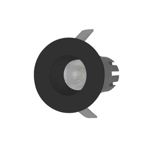 SPOT COMFORT LITE EMBUTIR 3W 2700K 240 LÚMENS PRETO ÂNGULO 60 IRC90 BIVOLT IP20 - GAYA 5696 - comprar online