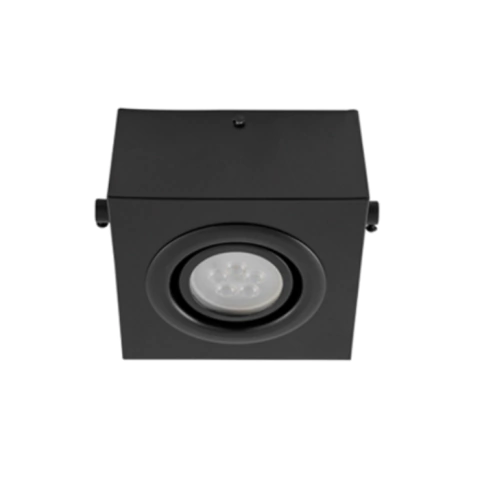 SPOT SOBREPOR 1X GU10 PRETO/BRANCO/CAFÉ 7AX11LX11C CM - INTERLUX 1373 - comprar online