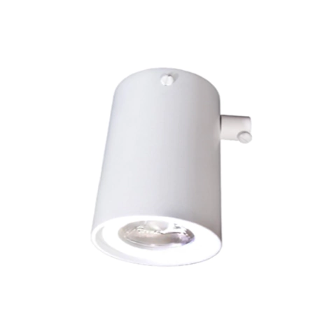 SPOT SOBREPOR REDONDO ALUMÍNIO 1X50W MINI DICROICA BRANCO FOSCO OU BRILHO E PRETO FOSCO 05x08 CM - INTERLUX 1519 - comprar online