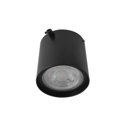 SPOT SOBREPOR REDONDO ALUMÍNIO 1X50W PAR30 BRANCO FOSCO OU BRILHO E PRETO FOSCO 10,2x13,4 CM - INTERLUX 1521 - comprar online