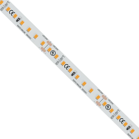 FITA LED 2835 176LEDS/M 24V 16W/M IP20 2700K IRC>95 1800LM/M 5M/ROLO - EKLART EKF5116HL95