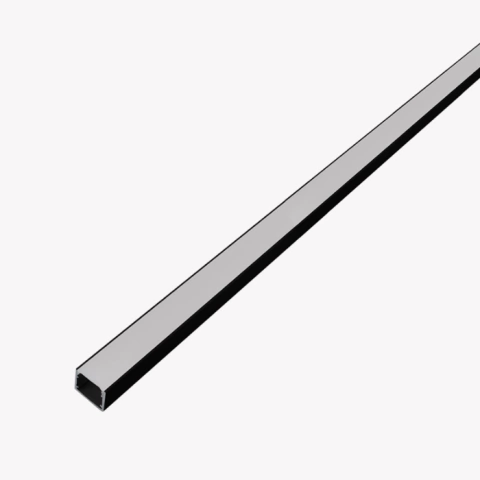 PERFIL DE SOBREPOR LINEAR 3 METROS 300X1,75X1,5CM ALUMÍNIO PRETO - OPUS OPS 39398 - comprar online