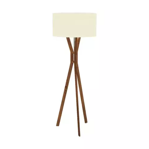 LUMINÁRIA DE CHÃO PISO CLEAN (A) 162CM X (D) 70CM MADEIRA E TECIDO - ACCORD 3003 - comprar online