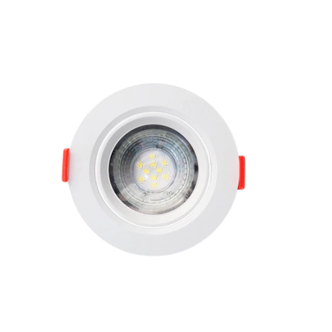 MINI SPOT DE EMBUTIR LED REDONDO 38° 6500K 9W 675LM BIVOLT 11X3CM POLICARBONATO BRANCO - OPS - OPUS OPS 87654