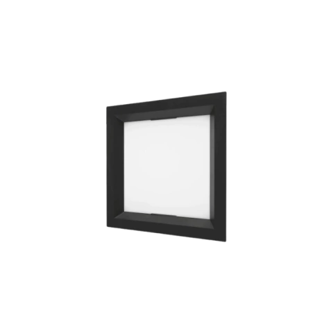 PAINEL LUMINÁRIA DE EMBUTIR LED RECUADO 3000K 18W BIVOLT 22X22X4,8CM ABS PRETO - OPUS OPS 87340