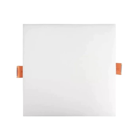 PAINEL LUMINÁRIA DE EMBUTIR LED QUADRADO 2 EM 1 SOBREPOR E EMBUTIR 6500K 22W BIVOLT 17X17X2CM POLICARBONATO BRANCO - OPUS OPS 38162