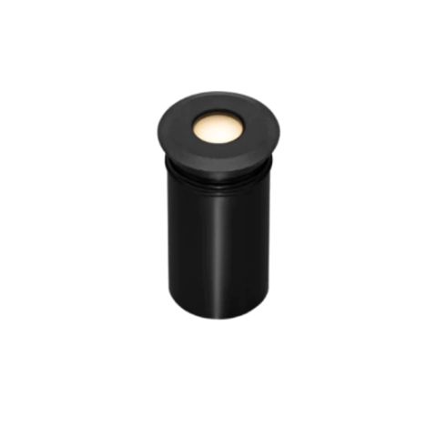 EMBUTIDO DE SOLO MICRODOT 0,2W PRETO 3000K IRC80 IP66 BIVOLT 4,55X2,5CM - DIRECT LIGHT 1138 - comprar online