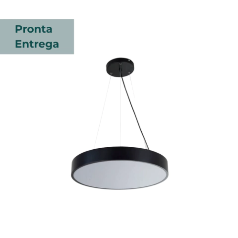 PENDENTE LED SIRIUS CILINDRICO PRETO- ASTRALED PT-98823 - comprar online