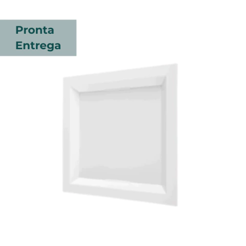 PAINEL LUMINÁRIA DE EMBUTIR LED RECUADO 3000K 12W BIVOLT 15,5X15,5CM ABS BRANCO - OPUS OPS 85261 - comprar online