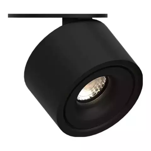 SPOT DE EMBUTIR LED FARO UNE DIRECIONÁVEL IRC 90 3000K 12W BIVOLT Ø10X6,5CM ALUMÍNIO PRETO - PIX ILUMINAÇÃO 36507050
