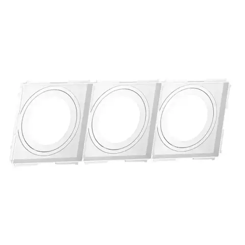 SPOT DE EMBUTIR NO FRAME RETANGULAR TRIPLO AR70 36,3X12,1X3,2CM TERMOPLÁSTICO BRANCO - SAVE ENERGY SE-330.2091
