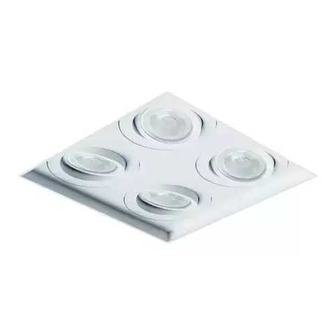 SPOT DE EMBUTIR SURA NO FRAME QUADRADO PAR20 25,2X25,2X13CM ALUMÍNIO - REVOLUZ RI-E0216/2X2 - comprar online