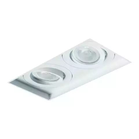 SPOT DE EMBUTIR SURA NO FRAME RETANGULAR DUPLO PAR30 32,8X16,8X13,4CM ALUMÍNIO - REVOLUZ RI-E0217/2 - comprar online