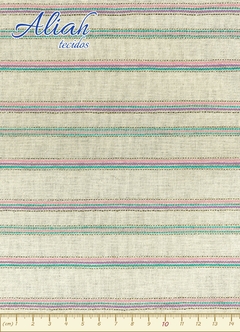 Algodão com Lurex Listrado - comprar online