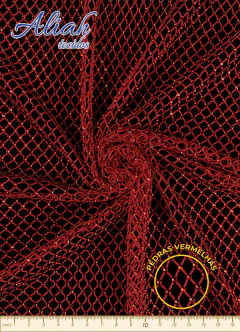 Tecido de Malha Tule Pedraria. Composição: 96% Poliéster 4% Elastano. Largura: 1,26 metros. Gramatura: 110 Gr/m²