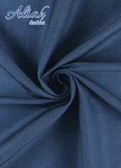 Tecido Bengaline. Composição: 77% Viscose 20% Poliamida 3% Elastano. Largura : 1,45m. Gramatura: 225 Gr/m²
