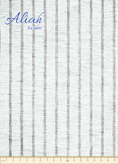 Tecido de Linho com Algodão Italiano Fio Tinto. Composição 55% Linho 45% Algodão. Gramatura: 132 Gr/m². Largura: 1,40m