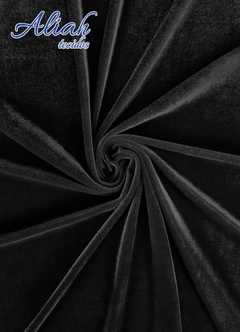 Tecido de Malha Veludo. 96% Poliéster 4% Elastano Largura: 1,60 mt. Gramatura: 260 gr/m²