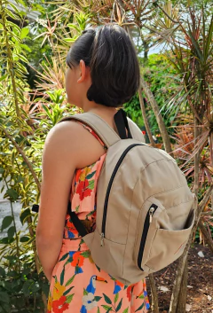 Mochila Passeio Colorful Ocre - comprar online