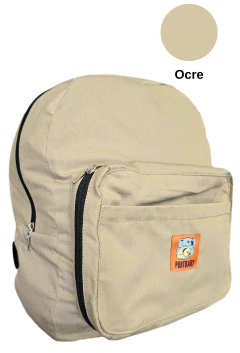 Mochila Passeio Colorful Ocre na internet