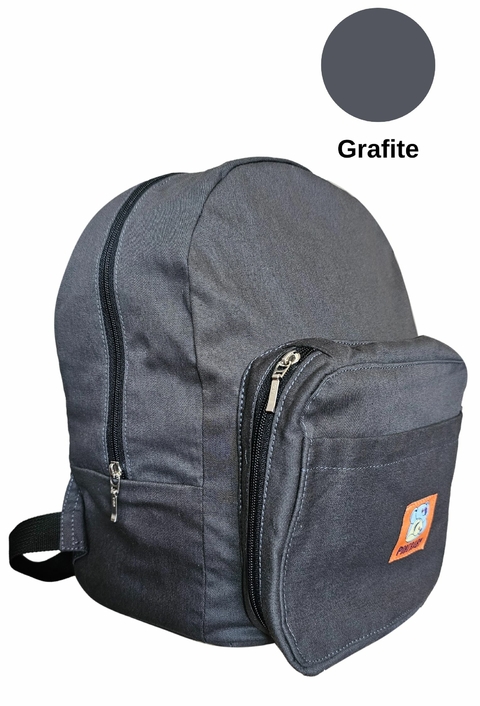Mochila Passeio Colorful Grafite