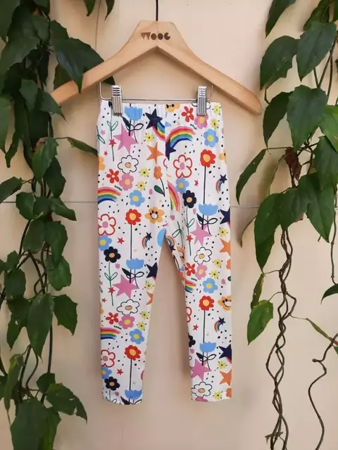 LEGGING JARDIM ENCANTADO BRANCO