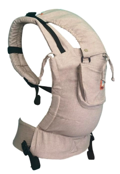 Mochila Ajustável Bebê SARJA CRUZADA Areia