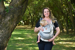 Mochila Ajustável Toddler SARJA CRUZADA Garoa - Slings e cangurus ergonômicos PortBaby