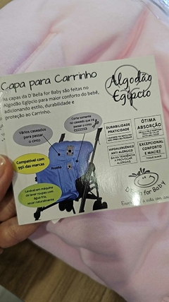 Capa p/ Carrinho Rosa