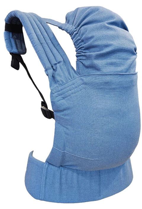 Fit azul sereno - Mochila evolutiva - algodão e linho